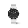 Daniel Wellington Classic Piano Link Onyx Silver Watch-Watch-Walker & Hall