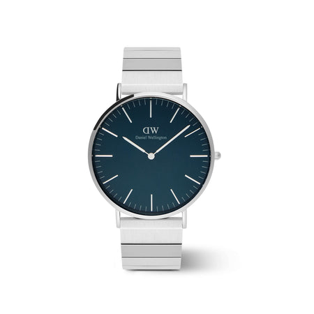 Daniel Wellington Classic Piano Link Arctic Silver Watch-Watch-Walker & Hall