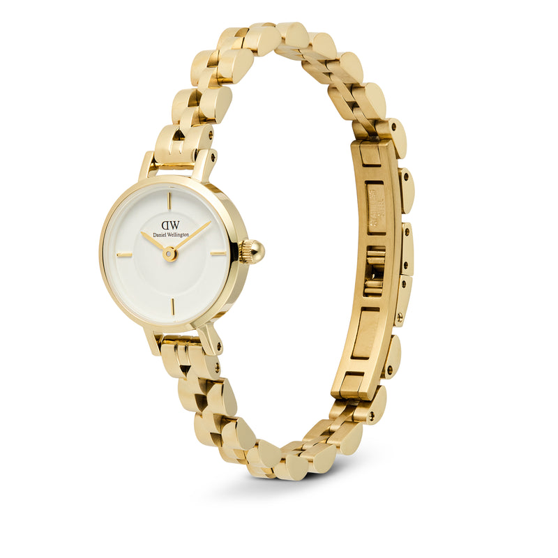 Daniel Wellington Petite Mini Arch 3-Link Gold Watch - Watch - Walker & Hall