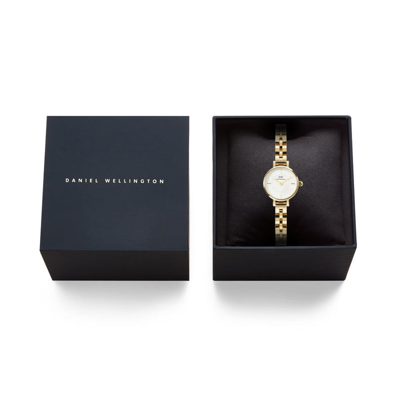 Daniel Wellington Petite Mini Arch 3-Link Gold Watch - Watch - Walker & Hall
