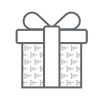 Free gift wrapping icon