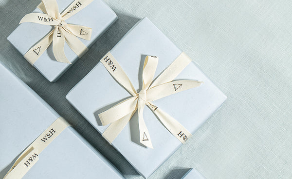 Wrapped W&H gift boxes