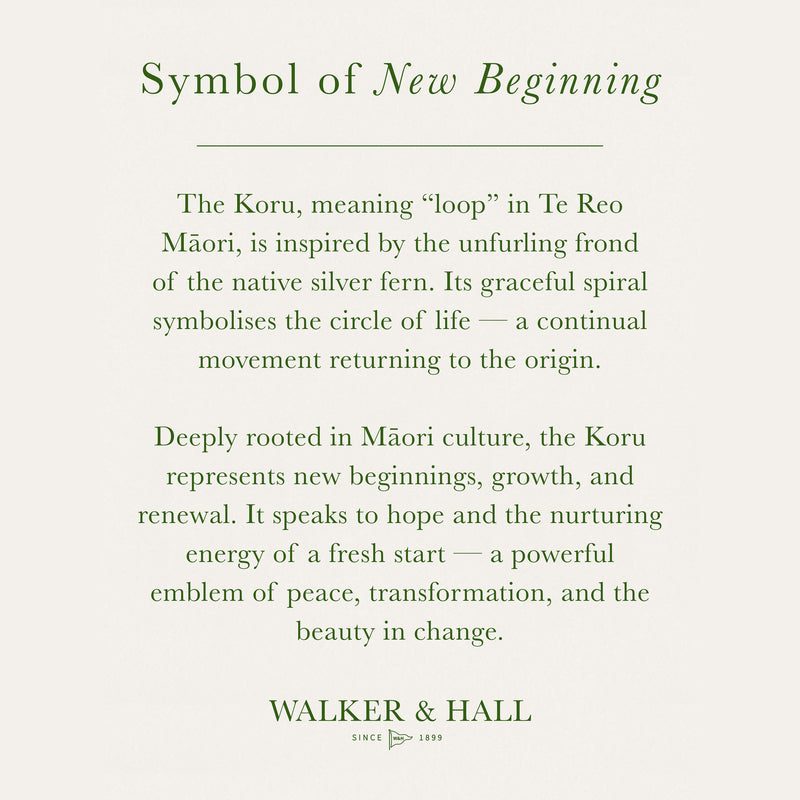 NZ Greenstone Koru & Toki Pendant - Necklace - Walker & Hall