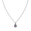 Stolen Girlfriends Club Jagged Teardrop Necklace - Amethyst - Necklace - Walker & Hall