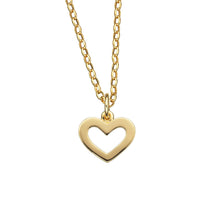 Karen Walker Heart Necklace - Gold Plated - Necklace - Walker & Hall