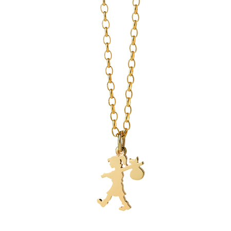 Karen Walker Runaway Girl Necklace - Gold Plated - Necklace - Walker & Hall