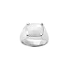 Karen Walker Chequerboard Ring - Sterling Silver & White Agate-Ring-Walker & Hall