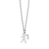 Karen Walker Girl With A Pearl Necklace - Sterling Silver-Necklace-Walker & Hall