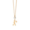 Karen Walker Girl & The Pearl Necklace - 9ct Yellow Gold-Necklace-Walker & Hall