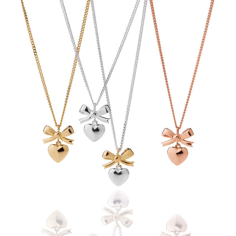 Karen Walker Mini Superlove Necklace - Sterling Silver & 9ct Yellow Gold-Necklace-Walker & Hall