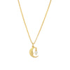 Karen Walker Moon Necklace - Gold Plated-Necklace-Walker & Hall