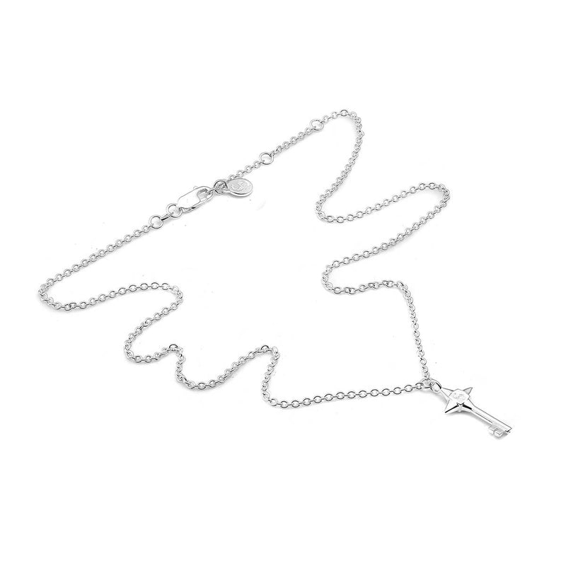 Stolen Girlfriends Club Love Key Necklace - Sterling Silver-Necklace-Walker & Hall