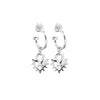 Stolen Girlfriends Club Love Locket Anchor Earrings - Sterling Silver-Earrings-Walker & Hall