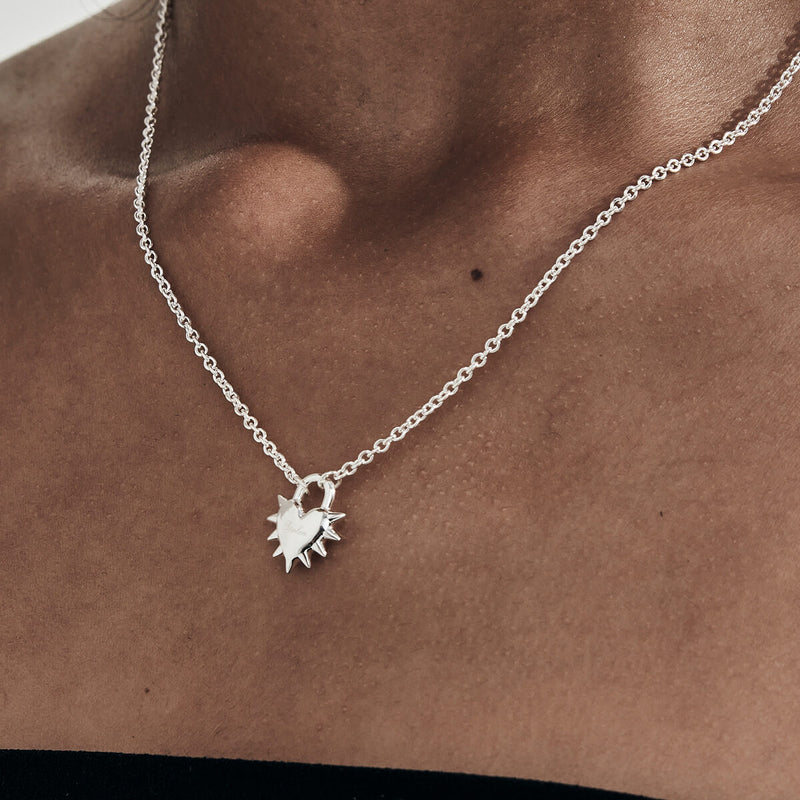 Stolen Girlfriends Club Love Locket Necklace - Sterling Silver-Necklace-Walker & Hall