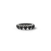 Stolen Girlfriends Club Love Claw Eternity Ring - Silver & Onyx - Ring - Walker & Hall