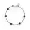 Stolen Girlfriends Club Love Claw Infinity Chain Bracelet - Silver & Onyx - Bracelet - Walker & Hall