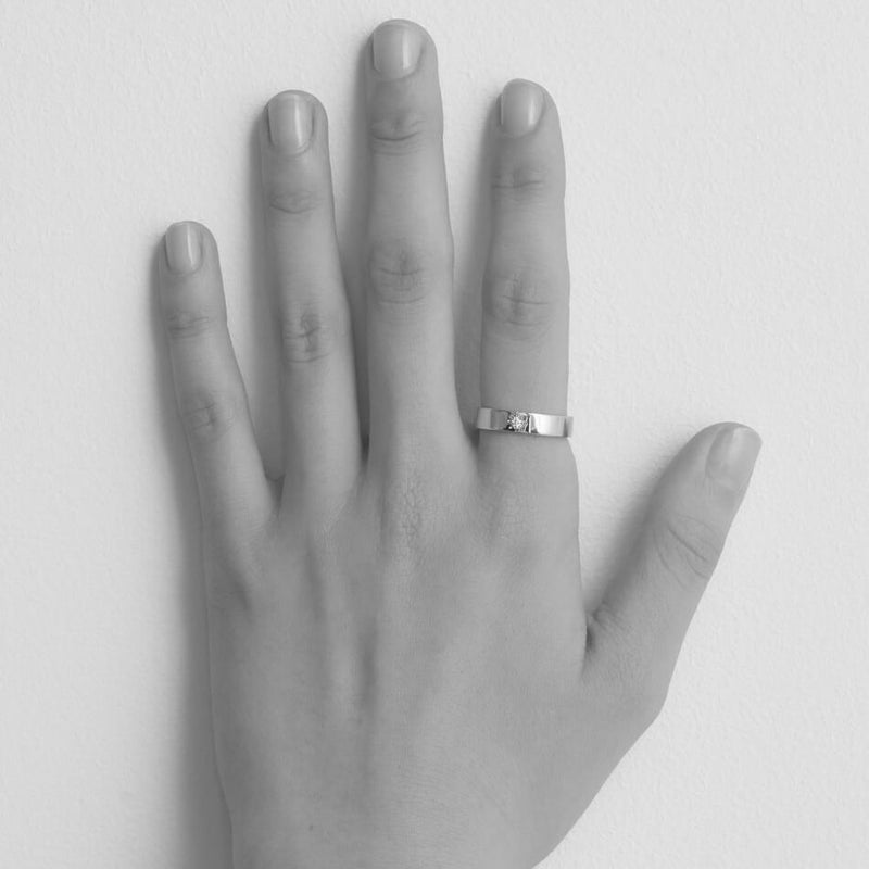 Meadowlark Lulu Star Ring - Sterling Silver & African Garnet-Ring-Walker & Hall