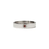 Meadowlark Lulu Star Ring - Sterling Silver & African Garnet-Ring-Walker & Hall