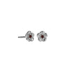 Meadowlark Posie Stud Earrings - Sterling Silver & African Garnet-Earrings-Walker & Hall