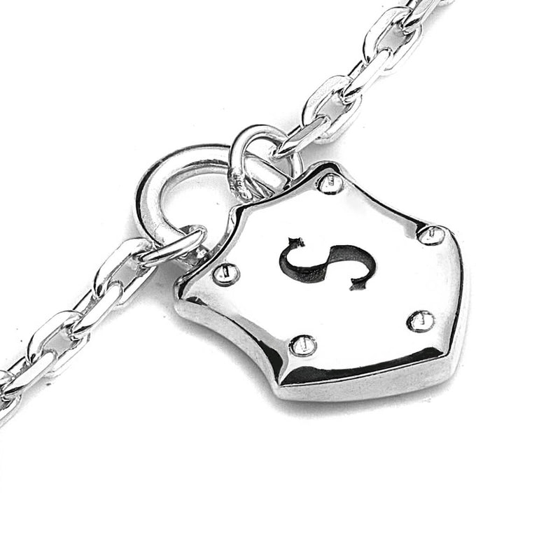 Stolen Girlfriends Club Shield Necklace - Sterling Silver-Necklace-Walker & Hall