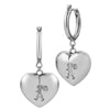 Karen Walker Runaway Heart Earrings - Sterling Silver-Earrings-Walker & Hall