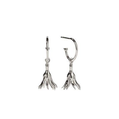 Meadowlark Magda Signature Hoop Earrings - Sterling Silver-Earrings-Walker & Hall