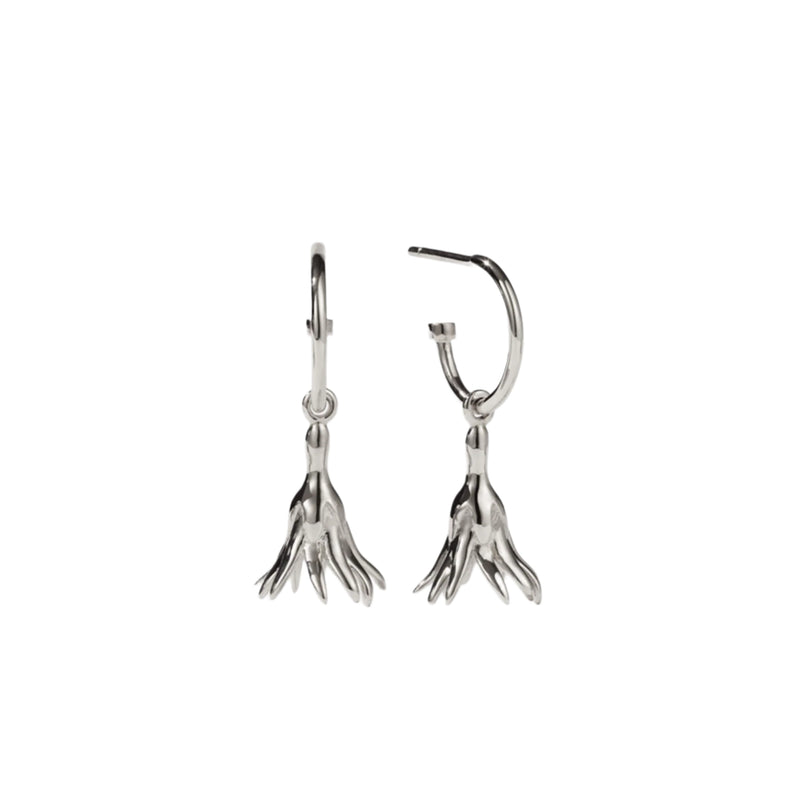 Meadowlark Magda Signature Hoop Earrings - Sterling Silver-Earrings-Walker & Hall