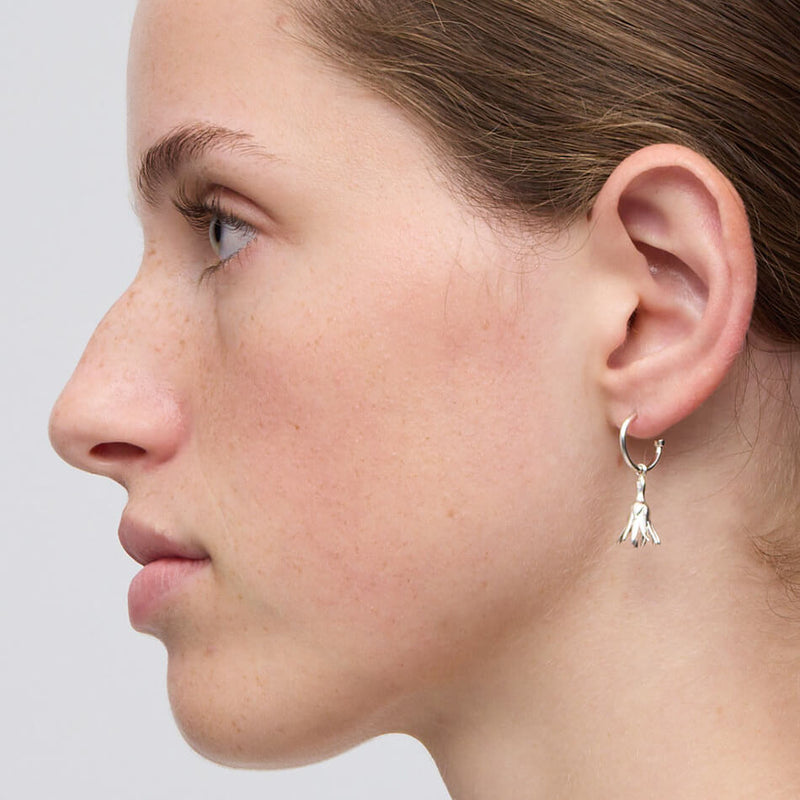 Meadowlark Magda Signature Hoop Earrings - Sterling Silver-Earrings-Walker & Hall