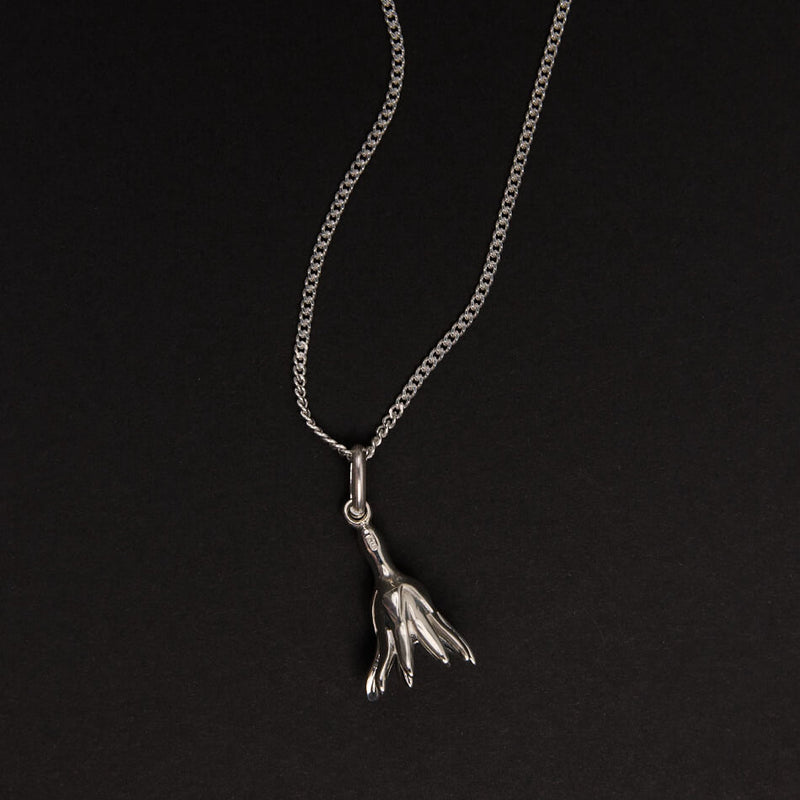 Meadowlark Magda Charm Necklace - Sterling Silver-Necklace-Walker & Hall