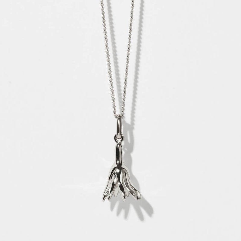 Meadowlark Magda Charm Necklace - Sterling Silver-Necklace-Walker & Hall