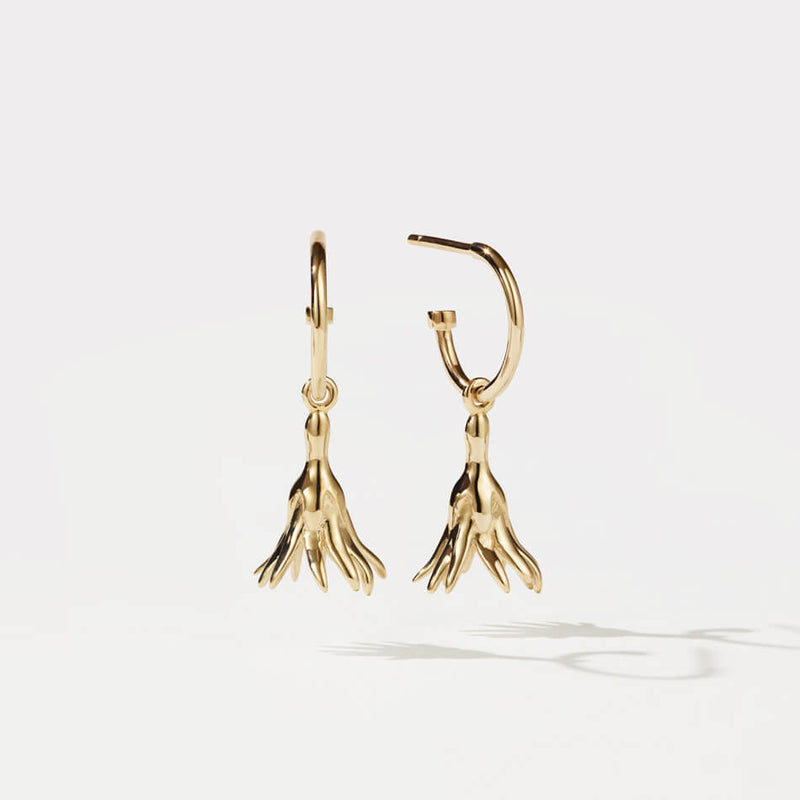 Meadowlark Magda Signature Hoop Earrings - Gold Plated-Earrings-Walker & Hall
