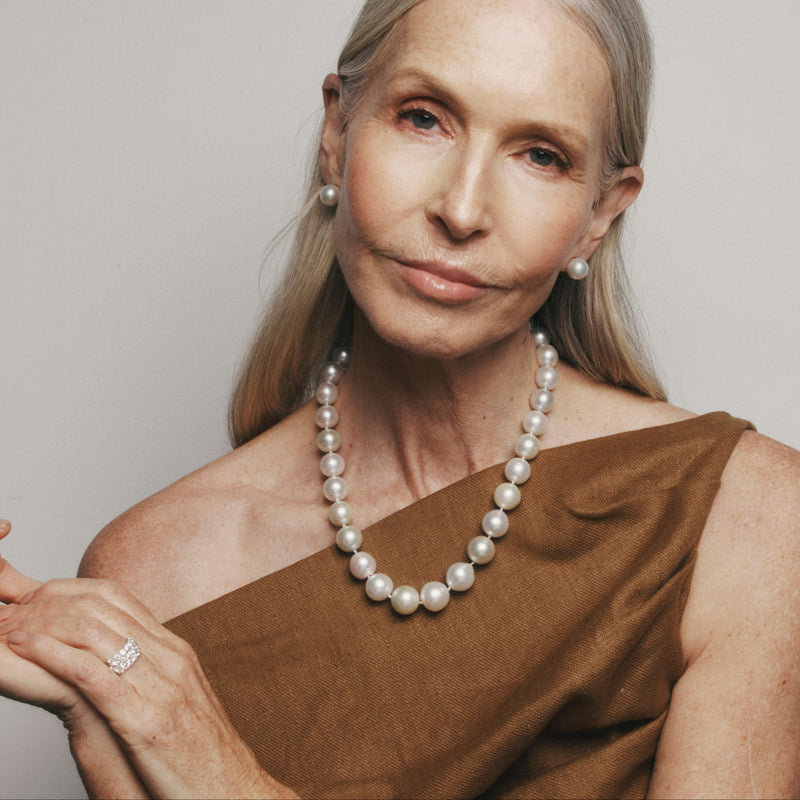 18ct White Gold Diamond Dynasty Ring-Ring-Walker & Hall