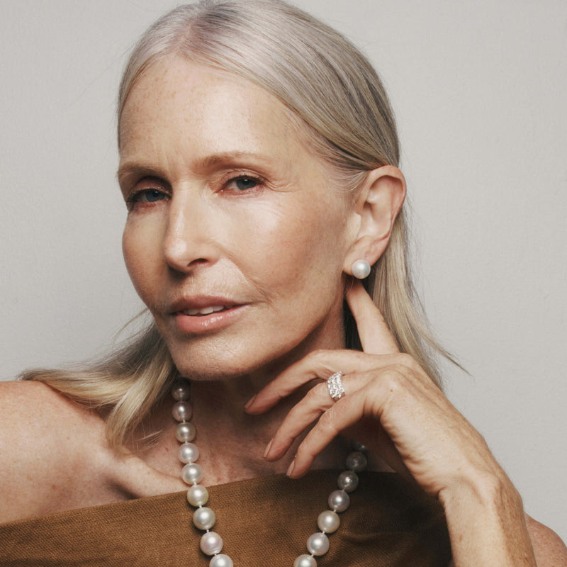 18ct White Gold Diamond Dynasty Ring-Ring-Walker & Hall