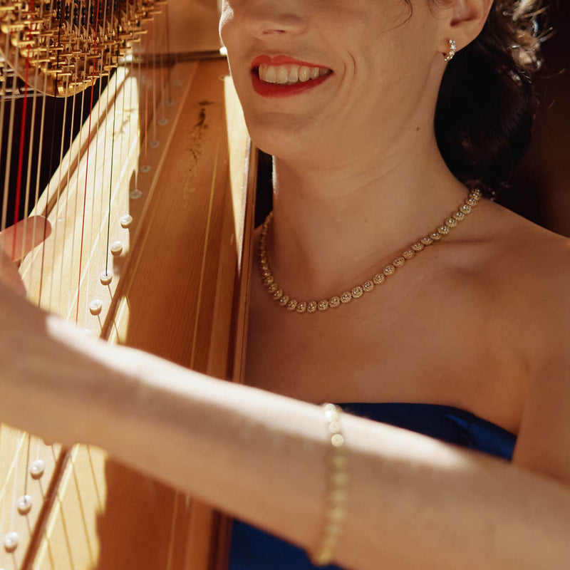 18ct Yellow Gold 11.77ct Diamond Isla Necklace-Necklace-Walker & Hall