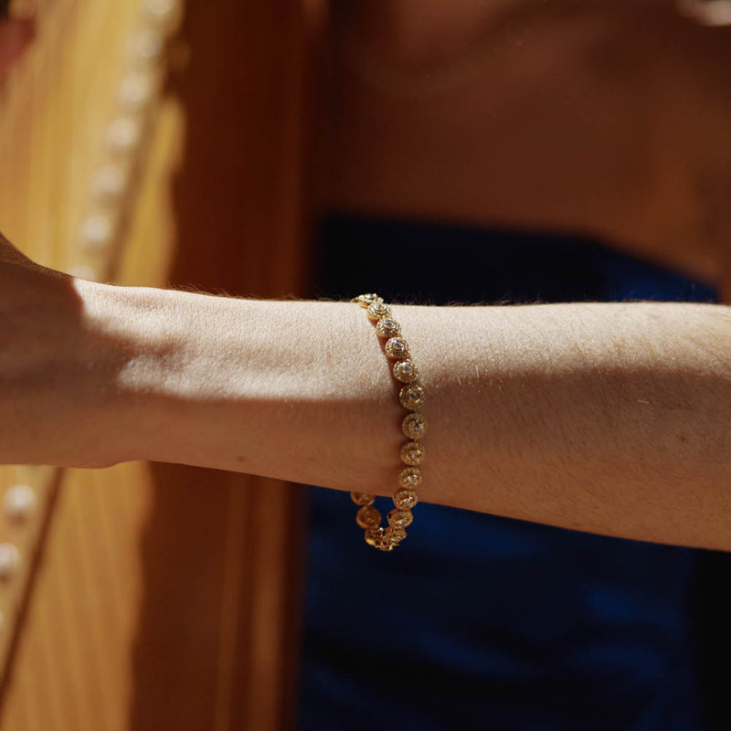 18ct Yellow Gold 4.57ct Diamond Isla Bracelet-Bracelet-Walker & Hall