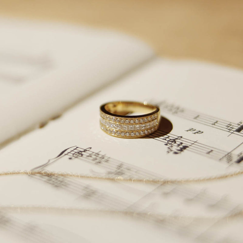 18ct Yellow Gold 1.41ct Diamond Legacy Ring-Ring-Walker & Hall