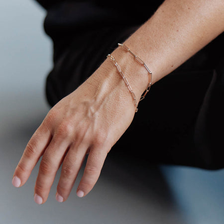 Recycled 9ct Yellow Gold 2nd Edition Chain Bracelet-Bracelet-Walker & Hall