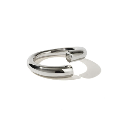 Meadowlark Wave Ring - Sterling Silver-Ring-Walker & Hall