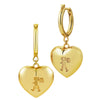 Karen Walker Runaway Heart Earrings - Gold Plated-Earrings-Walker & Hall