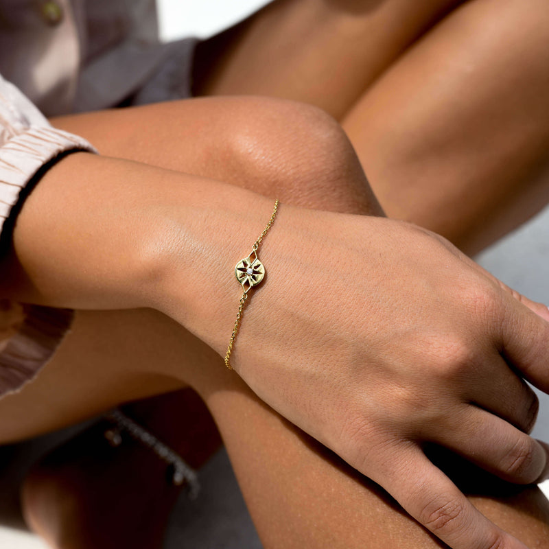 Zoe & Morgan x Walker & Hall Zia Bracelet - Gold Vermeil - Bracelet - Walker & Hall