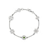 Zoe & Morgan Aura Bracelet - Sterling Silver & Chrome Diopside-Bracelet-Walker & Hall