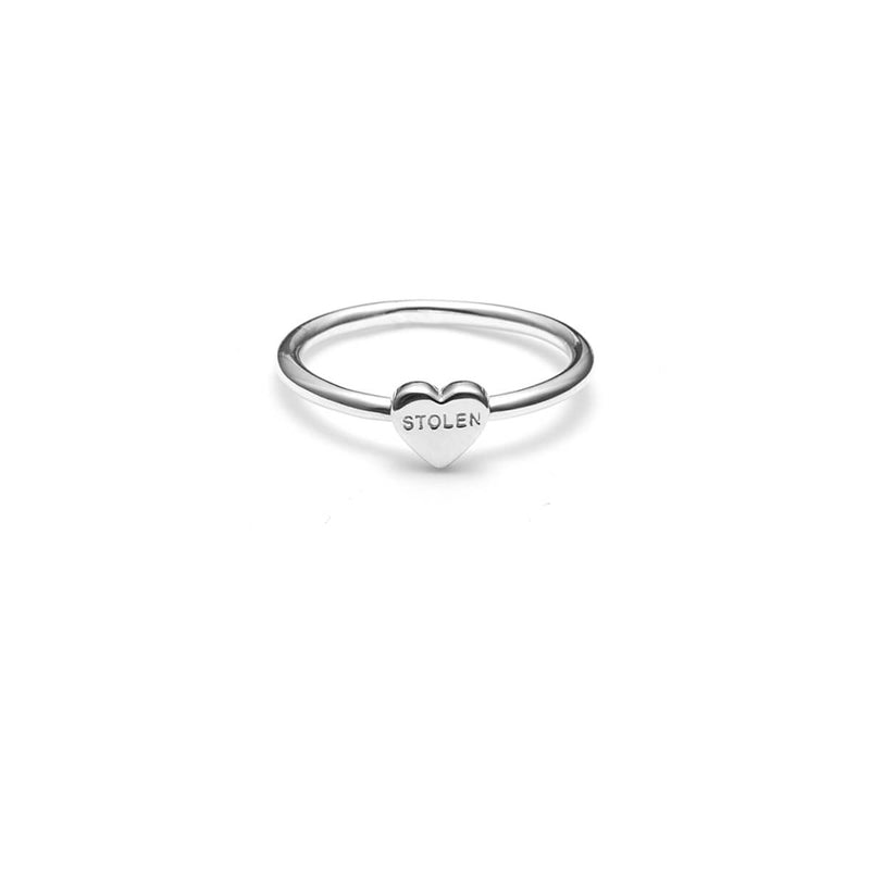 Stolen Girlfriends Club Baby Stolen Heart Ring - Sterling Silver-Ring-Walker & Hall