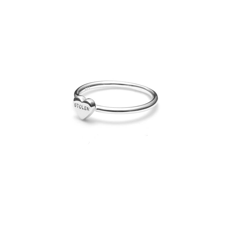 Stolen Girlfriends Club Baby Stolen Heart Ring - Sterling Silver-Ring-Walker & Hall