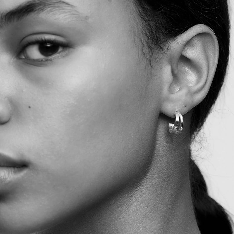 Meadowlark Small Bliss Hoop Earrings - Gold Plated-Earrings-Walker & Hall