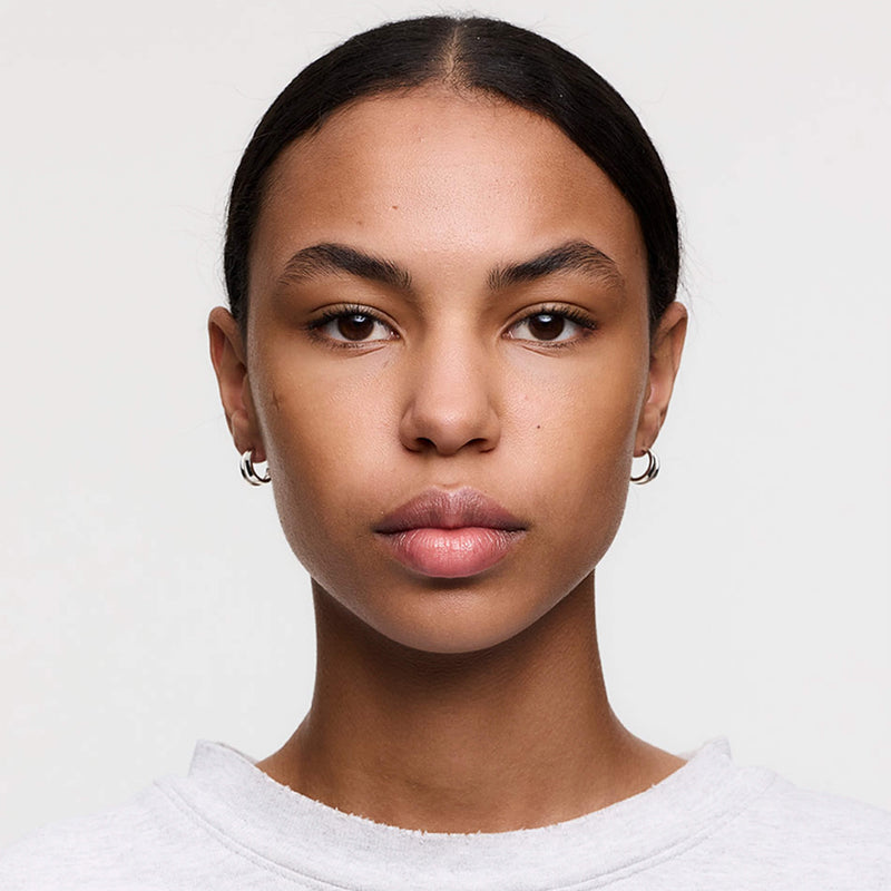 Meadowlark Small Bliss Hoop Earrings - Sterling Silver-Earrings-Walker & Hall