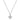 Zoe & Morgan Centred Necklace - Sterling Silver & White Zircon-Necklace-Walker & Hall
