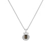 Zoe & Morgan Cordelia Necklace - Silver & Smoky Quartz - Necklace - Walker & Hall