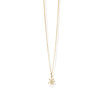 Meadowlark Daisy Charm Necklace - Gold Plated-Necklace-Walker & Hall