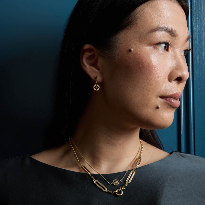 Zoe & Morgan x Walker & Hall Zia Necklace - Gold Vermeil - Necklace - Walker & Hall