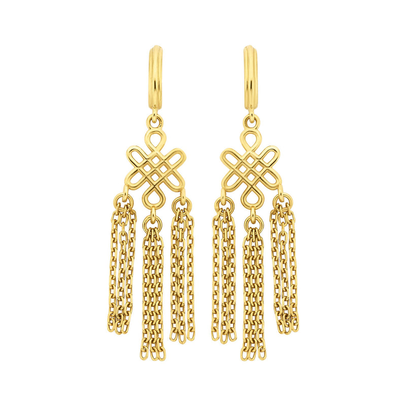 Zoe & Morgan Ether Earrings - Gold Vermeil-Earrings-Walker & Hall